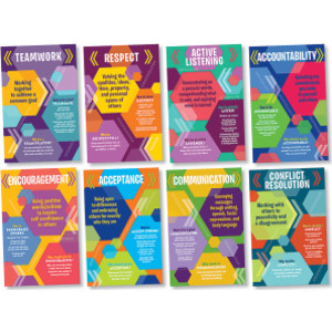 Social Skills: Shaping Successful Relationships Bulletin Board Set