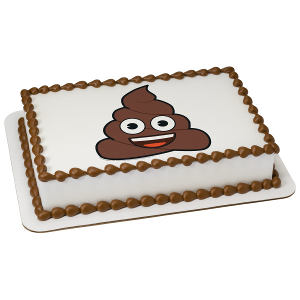 emoji™ Smiling Poo PhotoCake® Edible Image®