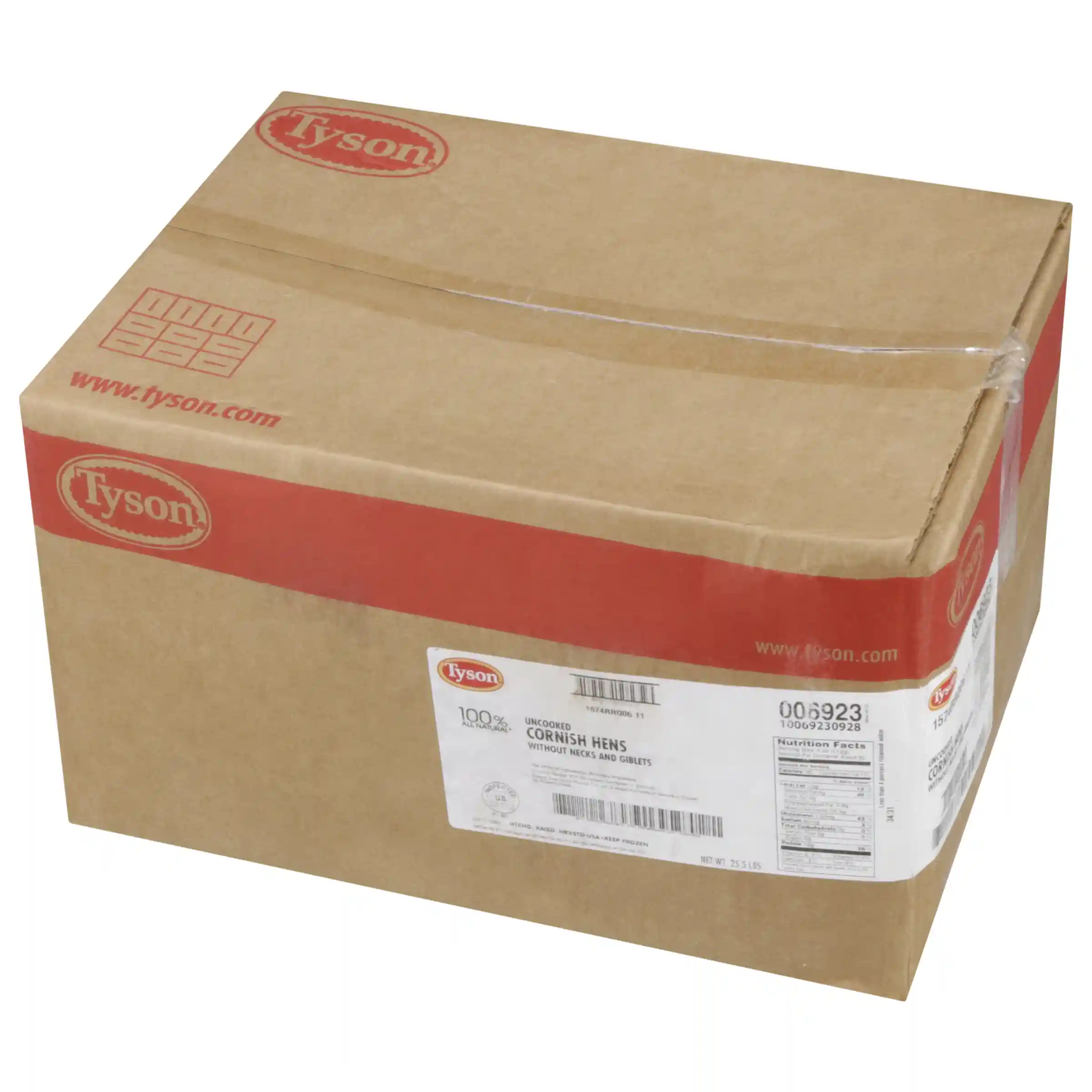 Tyson® Uncooked Whole Cornish Hens, 24/case  _image_5