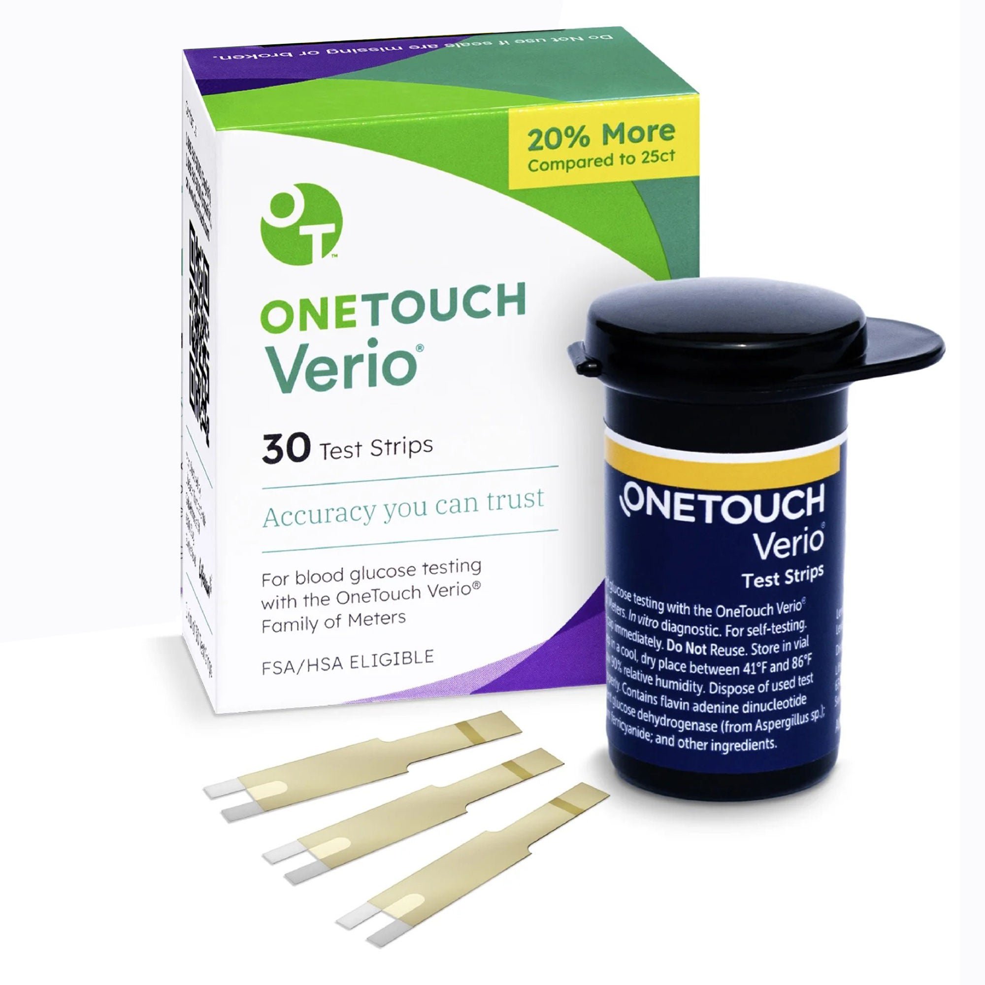 OneTouch Verio Flex® Blood Glucose Test Strips