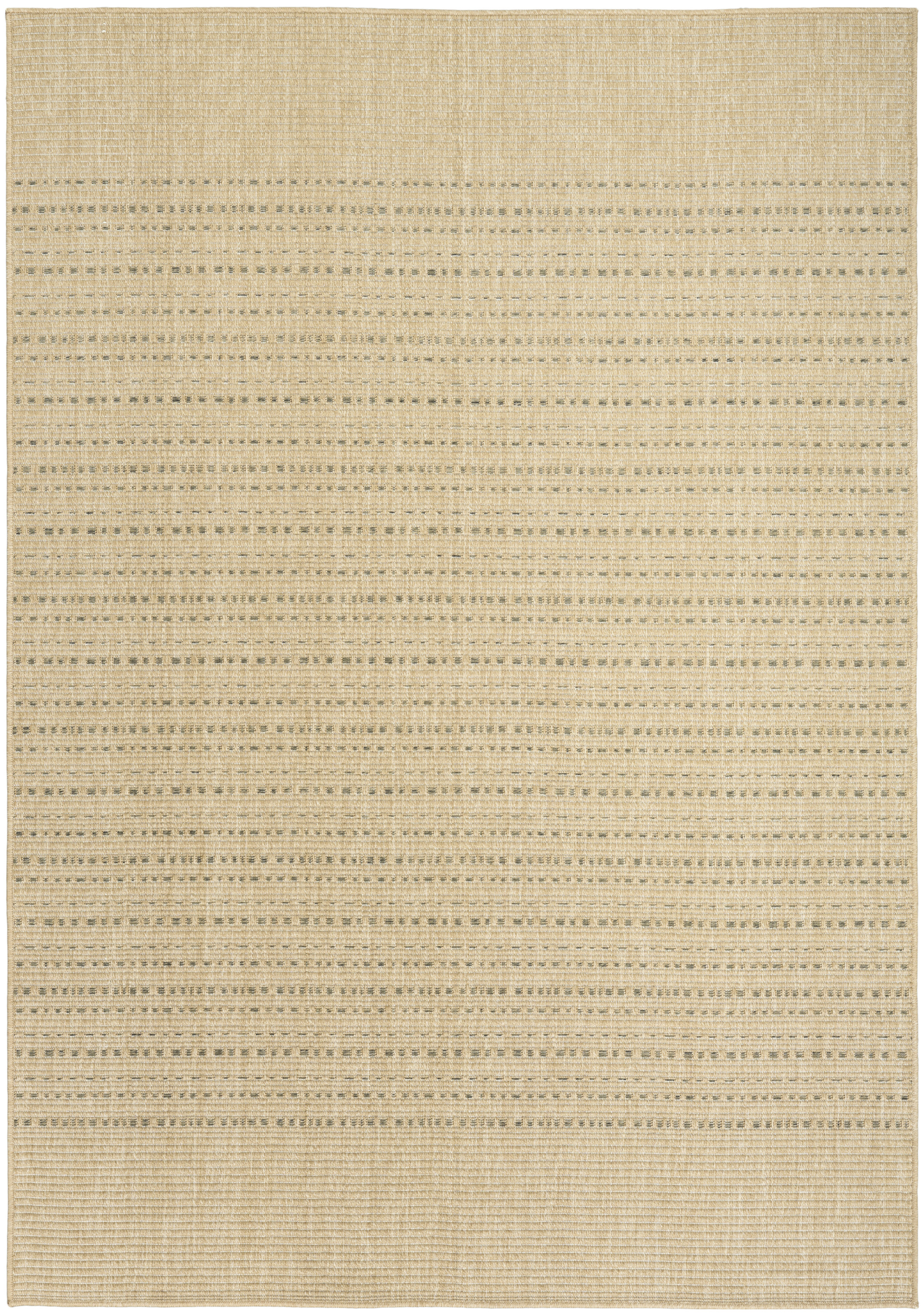Nourison Tulum 5'3" x 7' Taupe Outdoor Rug