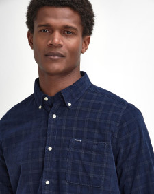Harthill Tailored Long Sleeved Cord Shirt 