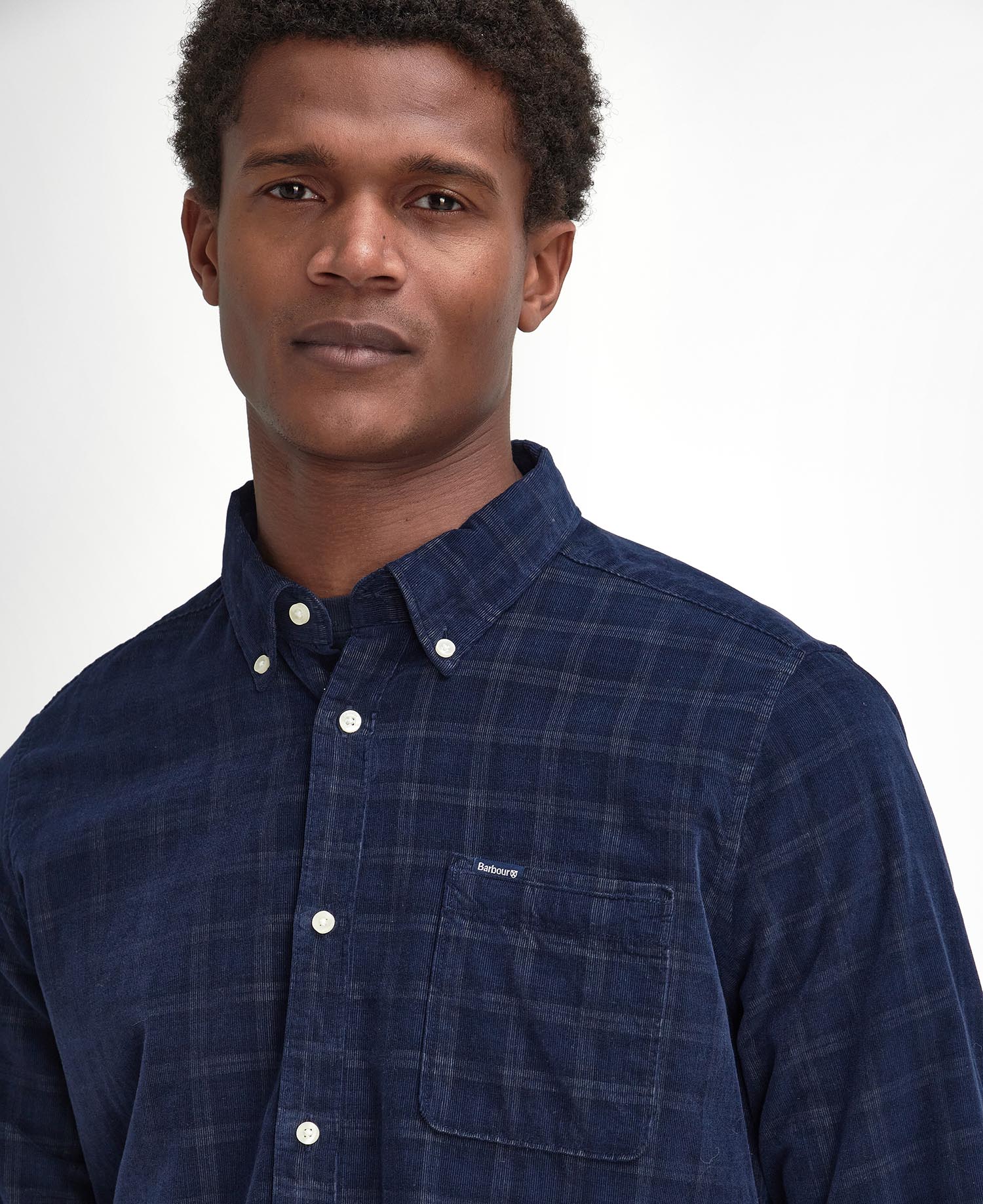 Harthill Tailored Long Sleeved Cord Shirt image number 3