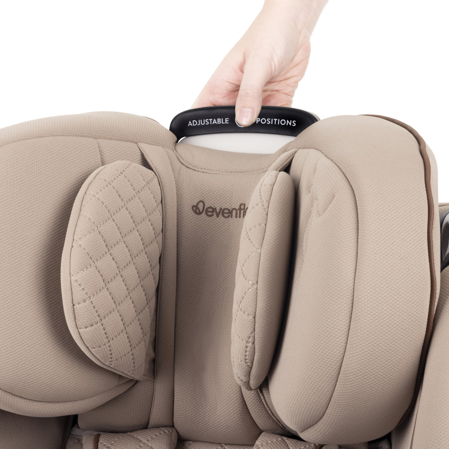 Revolve360 Slim 2-in-1 Rotational Car Seat with Green & Gentle Fabric