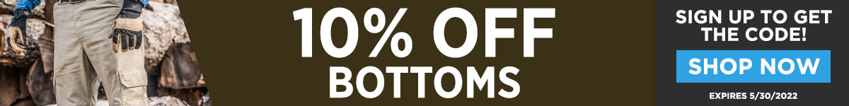 10% Off Bottoms