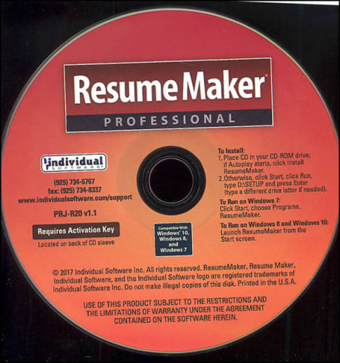 ResumeMaker Professional Deluxe 20(WIN)pr slv