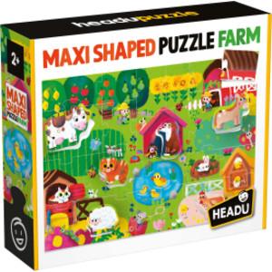 Maxi Shaped Puzzle, Farm