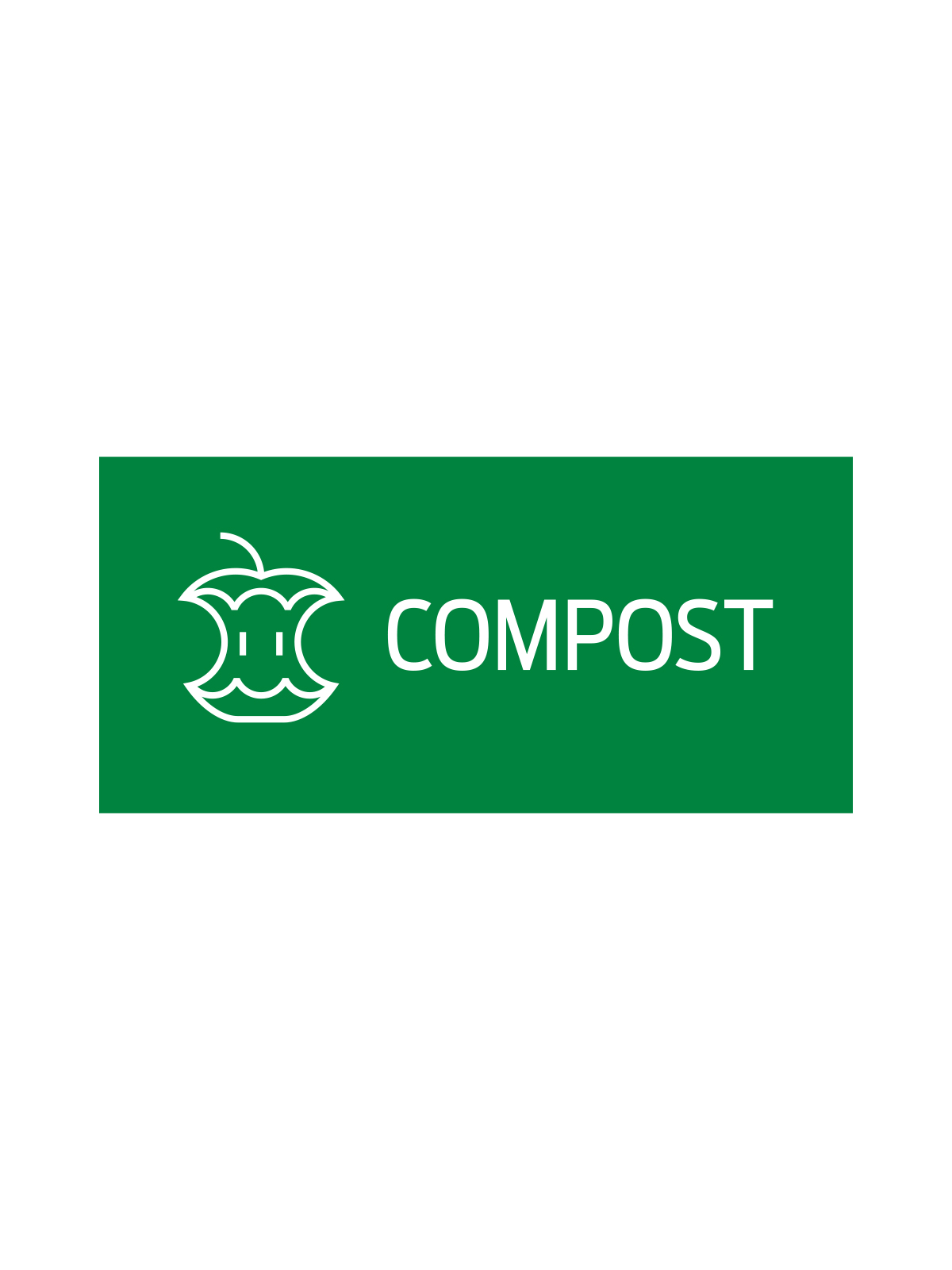 RISE – Single – Sign – Compost – Green