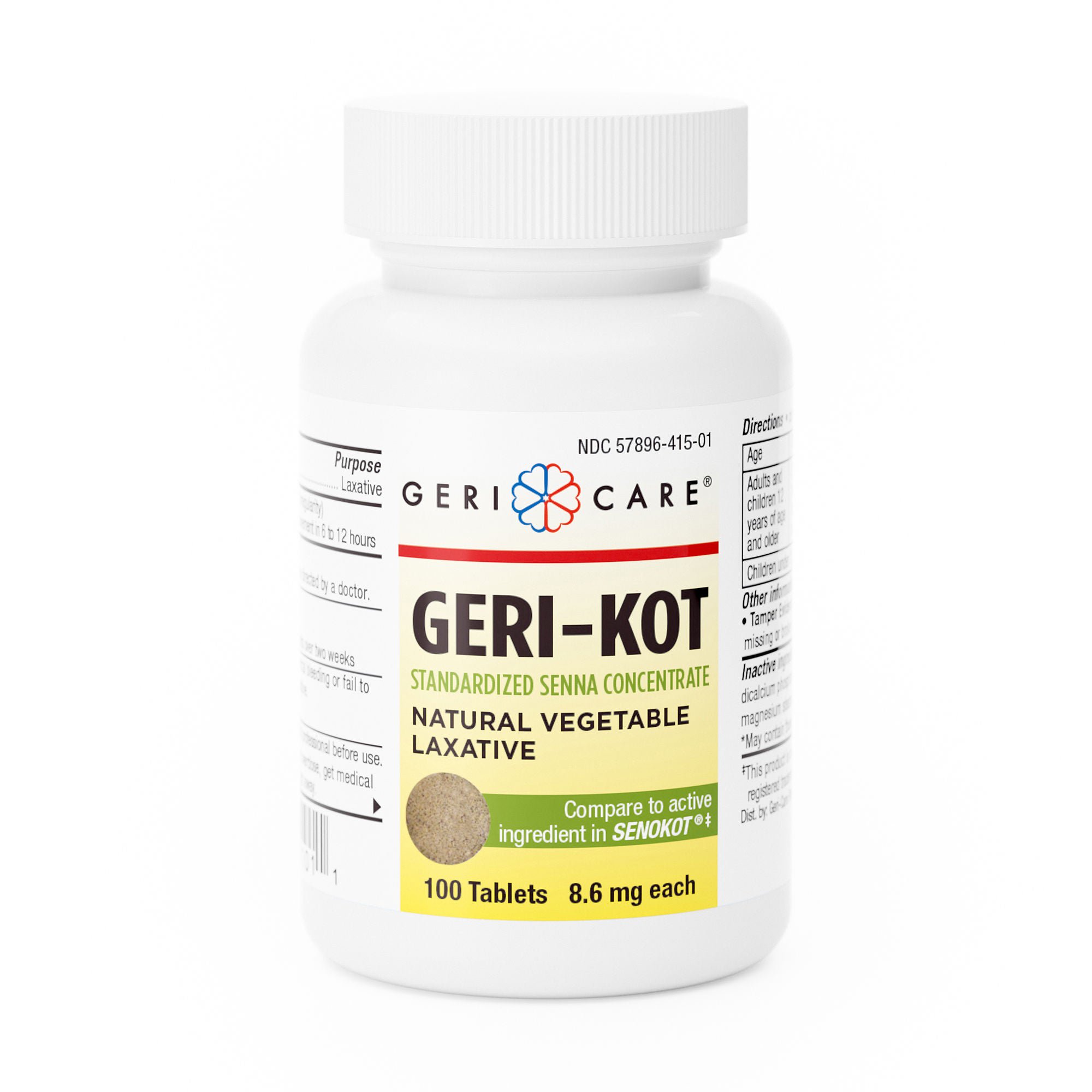 Geri-Care® Geri-Kot Senna Concentrate Natural Vegetable Laxative