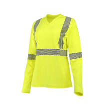 Radians ST921W 7.75 oz Women's Long Sleeve FR T-shirt with Class 3 Segmented Reflective Tape