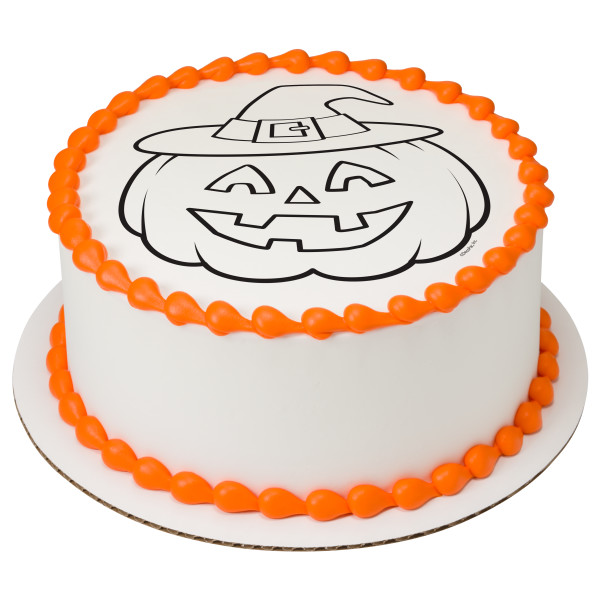 Paintable Pumpkin PhotoCake® Edible Image®