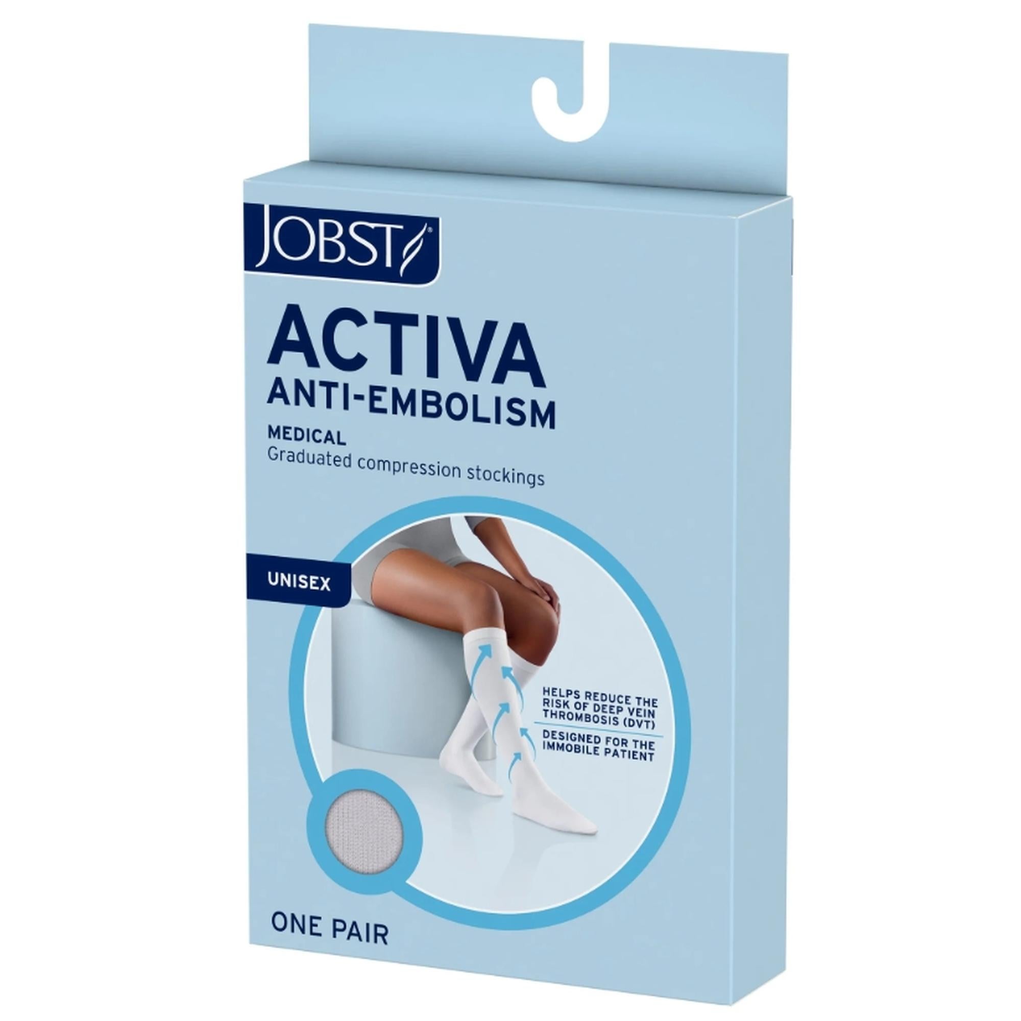 Anti-embolism Stocking Jobst® Activa Knee High X-large White Open Toe