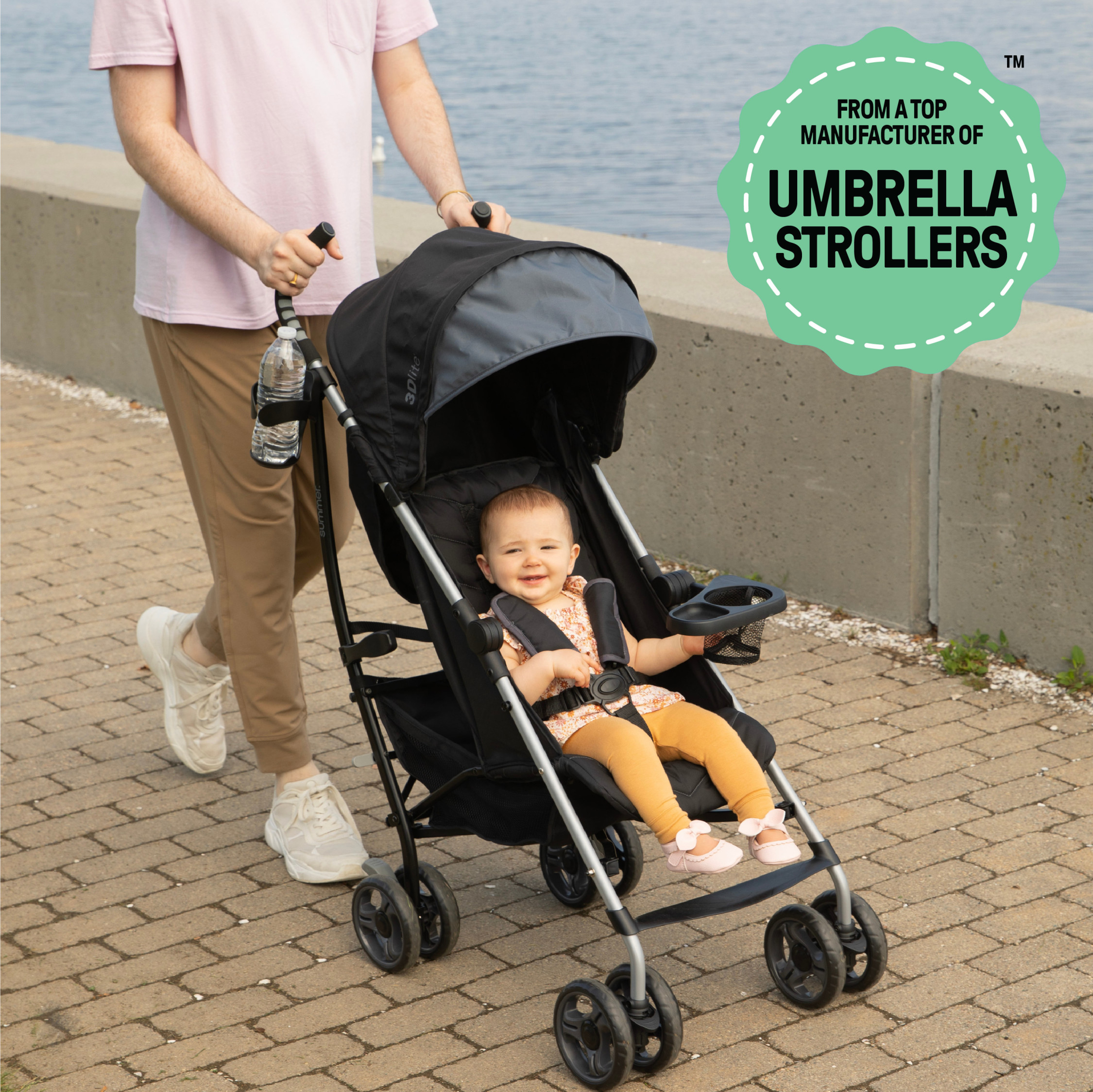 Ingenuity 3Dlite Convenience Stroller - Gray