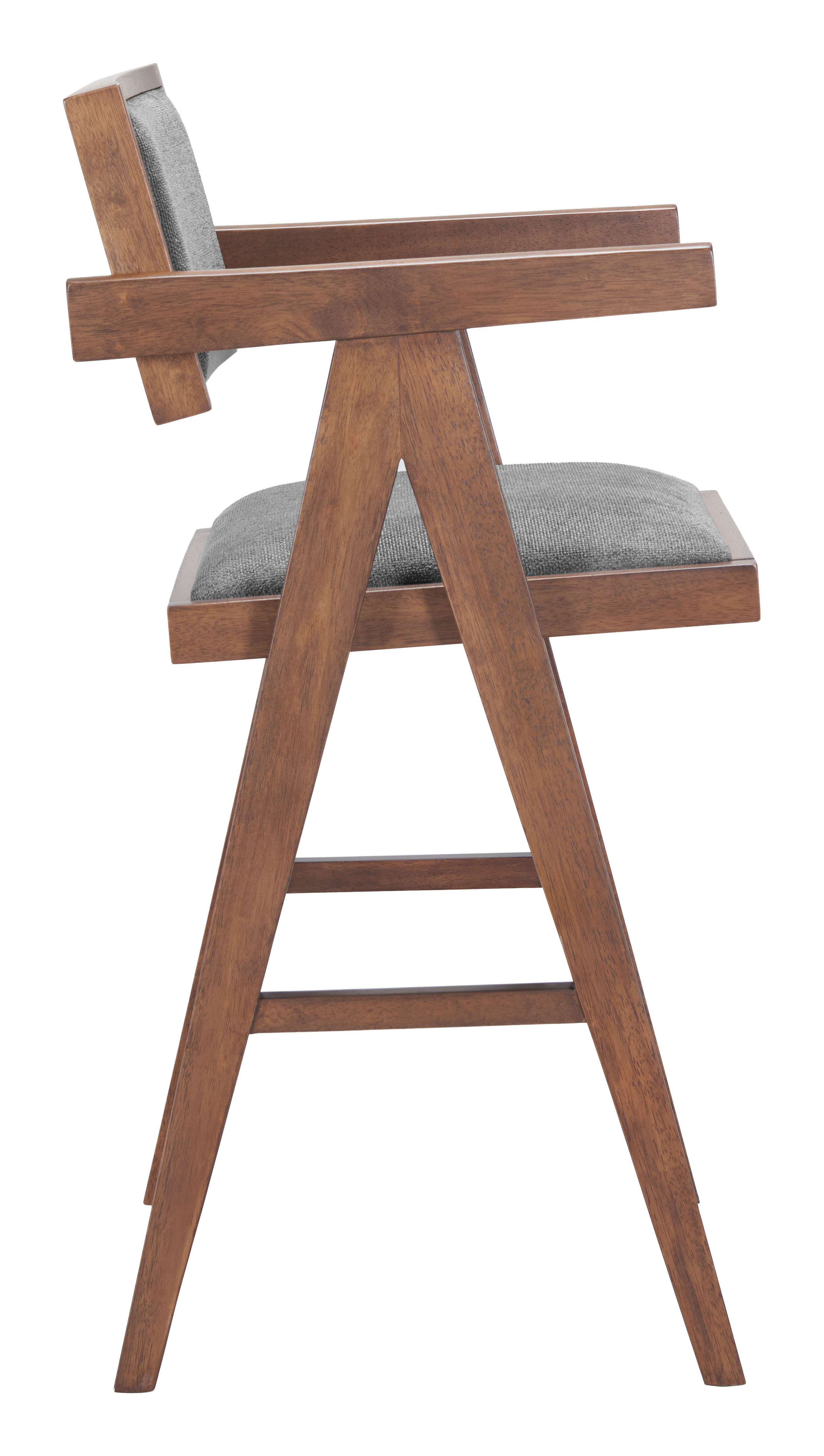 Delhi Counter Stool (Set of 2) Gray & Walnut product image