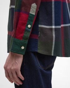 Patchwork Oversized Tartan Shirt 