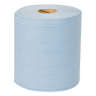 Tork, W1/W2, 4 ply, 11.00"x15.75", Paper, Industrial Wipers, Blue