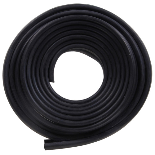 Hardware Essentials Black Vinyl Bottom Weather-stripping 16ft