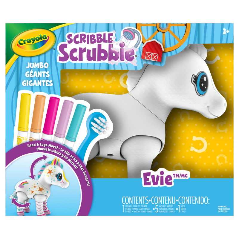 Scribble Scrubbie Jumbo Pony, Evie