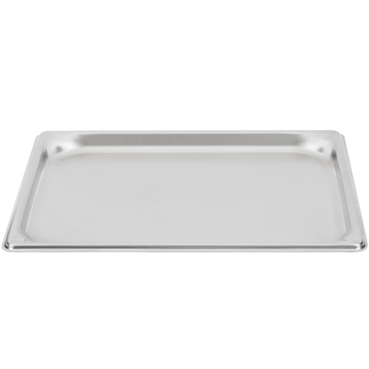 Half-size ¾-inch-deep Super Pan V® stainless steel steam table pan