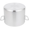 10-quart Arkadia™ aluminum stockpot in natural finish