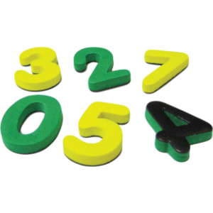 Magnetic Foam: Small Numbers, 60 Pieces