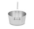 3 ¾-quart Wear-Ever® tapered aluminum saucepan with natural finish and plated handle