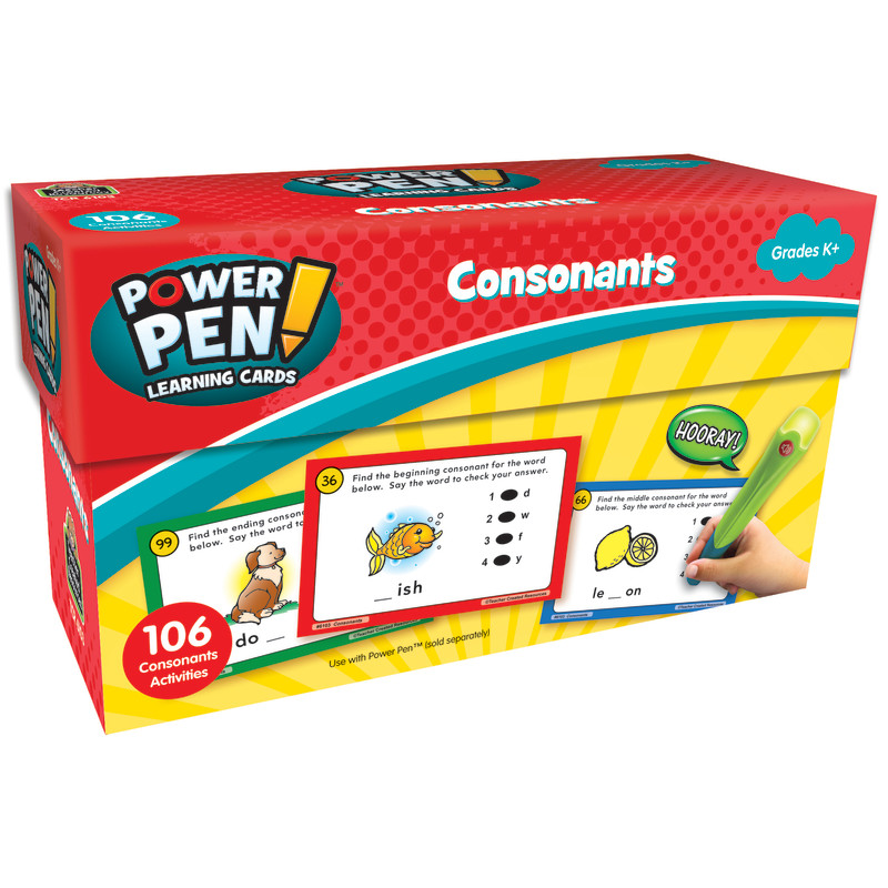 Power Pen™ Learning Cards: Consonants
