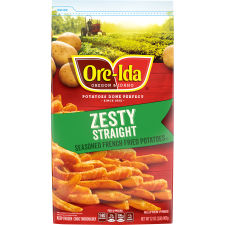 Ore-Ida Zesty Straight Seasoned French Fried Potatoes, 32 oz Bag