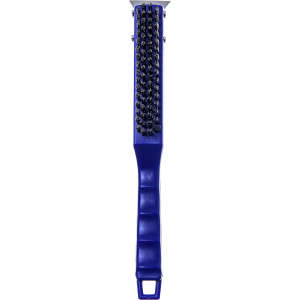 Carlisle, Sparta, 5.5in, Scratch Brush and Scraper, Steel Bristles, Blue