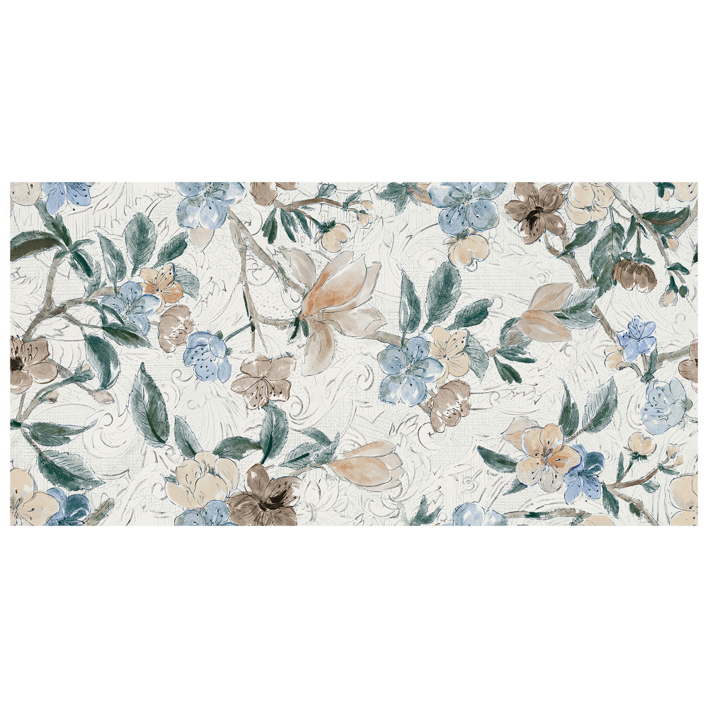 Parete Setoso White 23-1/2 in. x 47 in. Porcelain Floor and Wall Tile