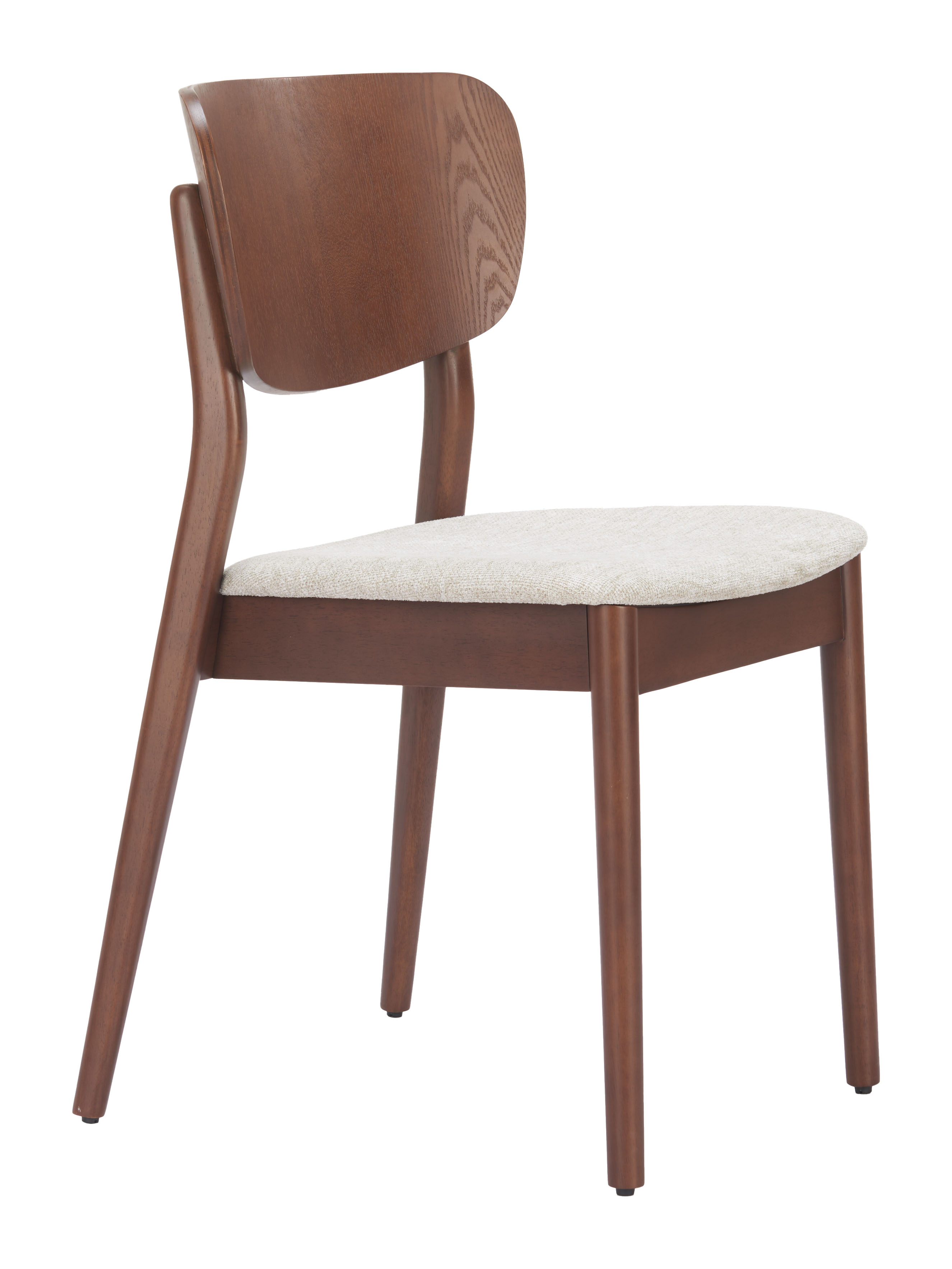 Kellua Dining Chair (Set of 2) Beige & Walnut product image