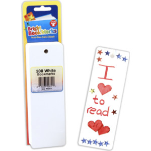 Mighty Bright&trade; Bookmarks, 100 Ultra White