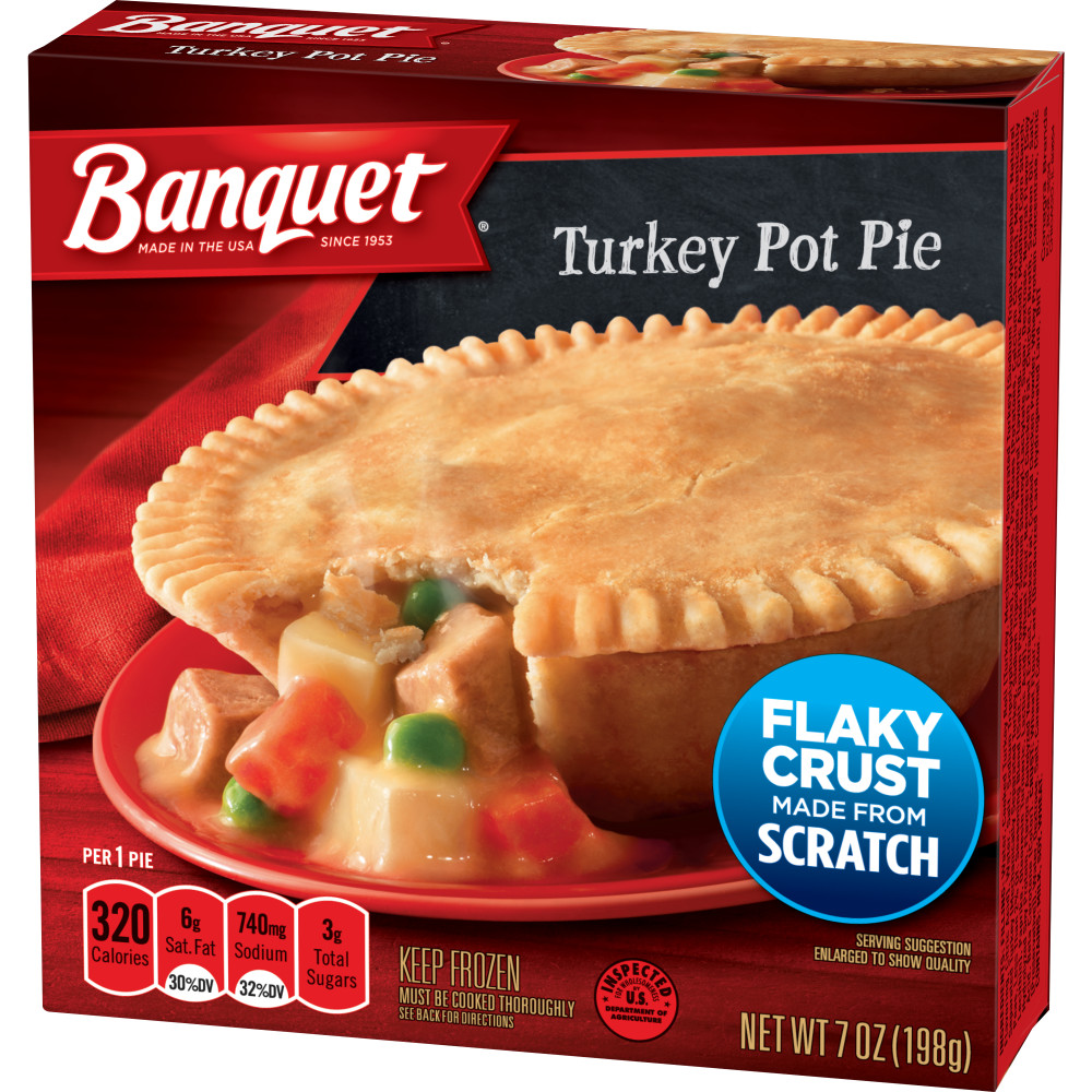 BANQUET Turkey Pot Pie For Dollar General Conagra Foodservice