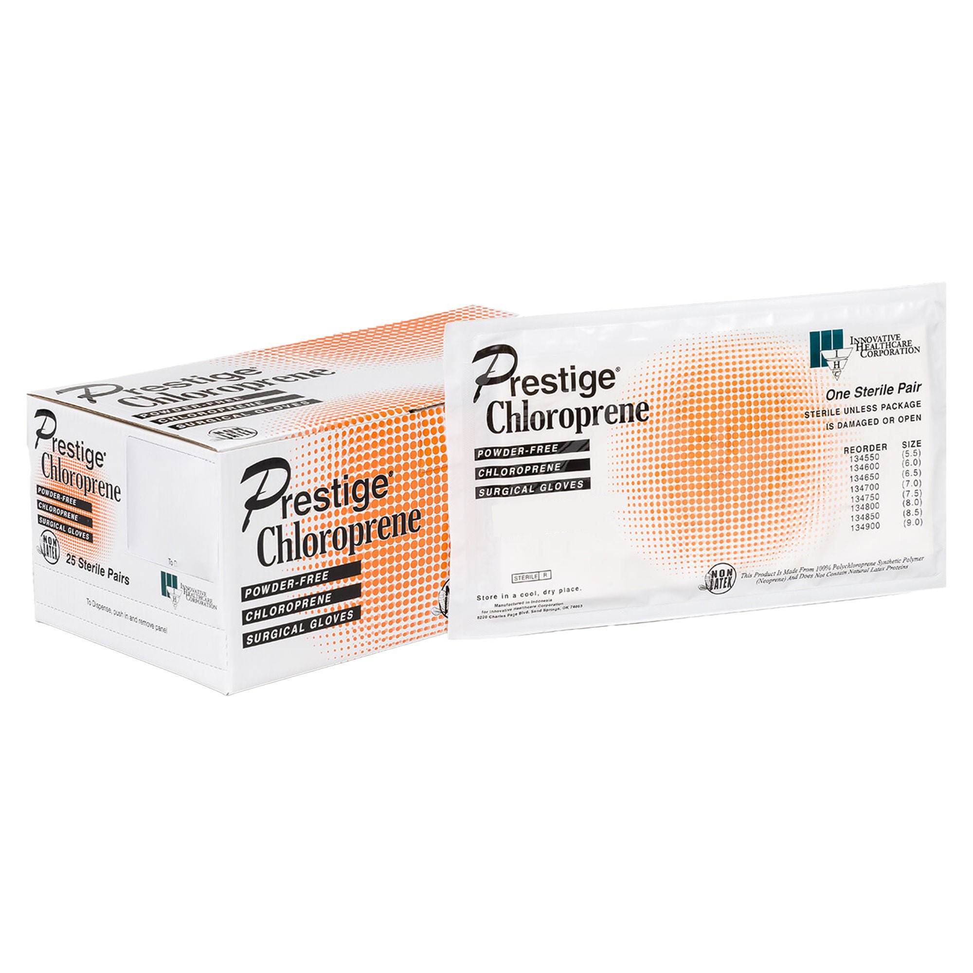 DermAssist® Prestige® Polyisoprene Surgical Glove, Size 8, Ivory