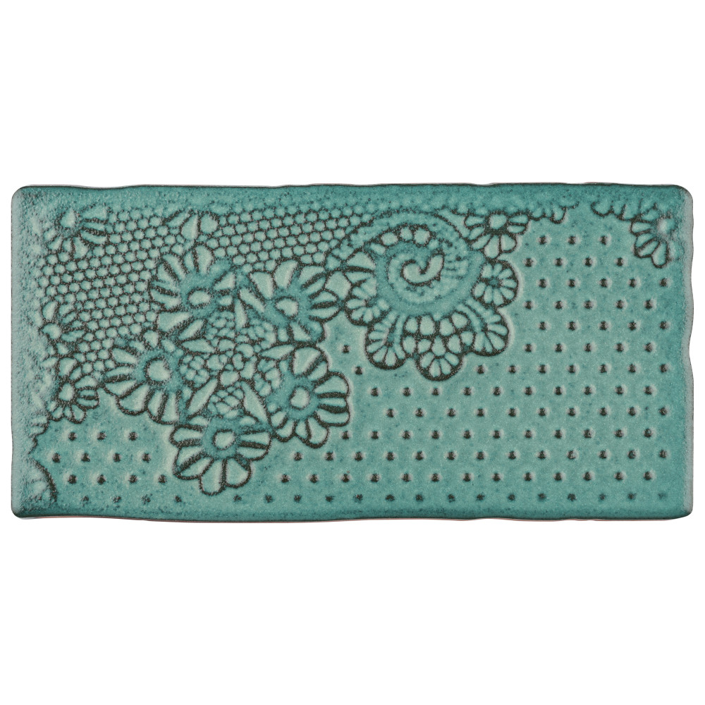 Antic Feelings Lava Verde 3 in. x 6 in. Ceramic Wall Tile