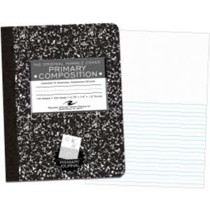 Marble Composition Book, Picture Story Ruled