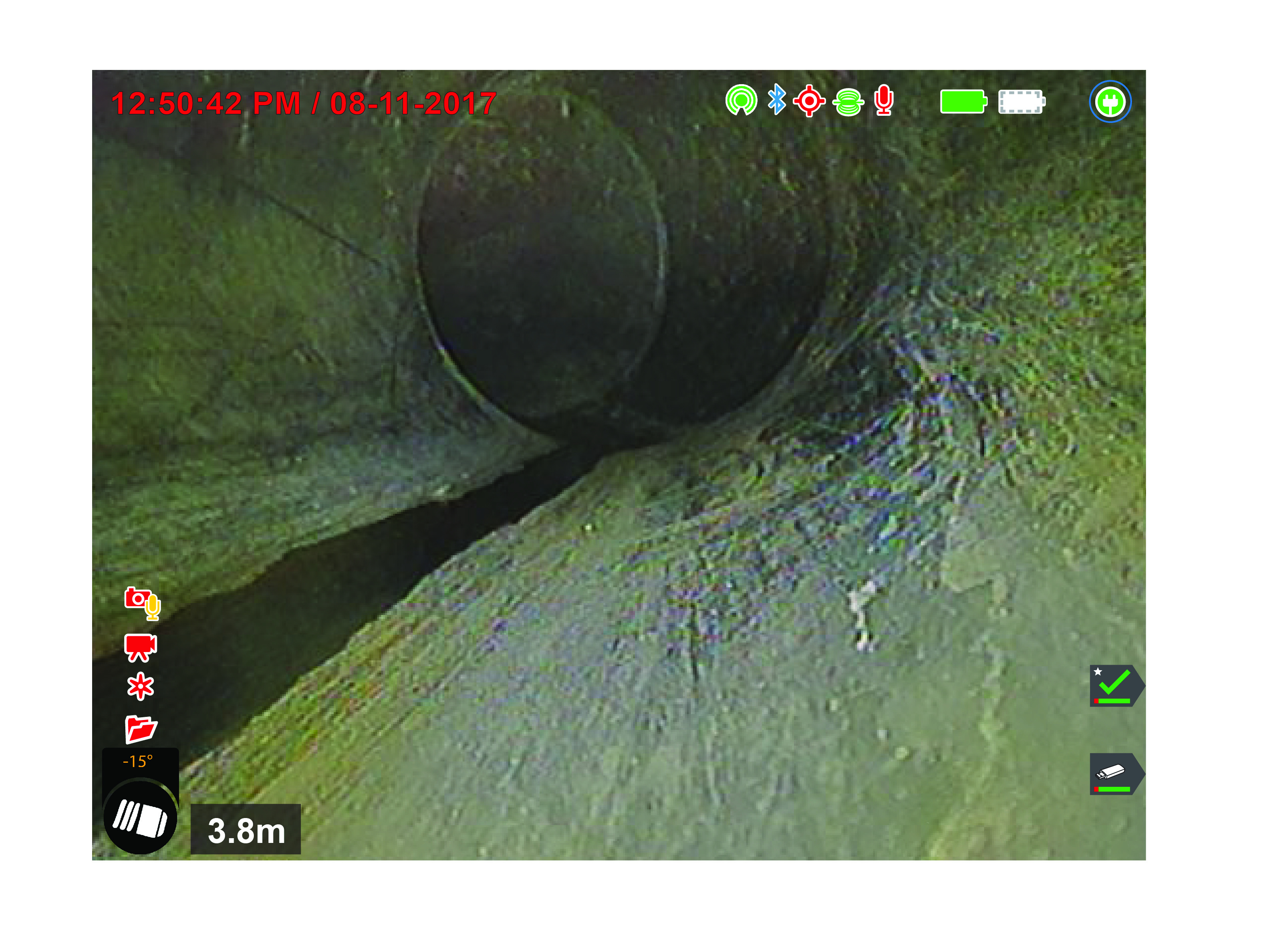 SeeSnake® Mini, 200’ (61m) with self-leveling camera head, powered with TruSense - Image 8