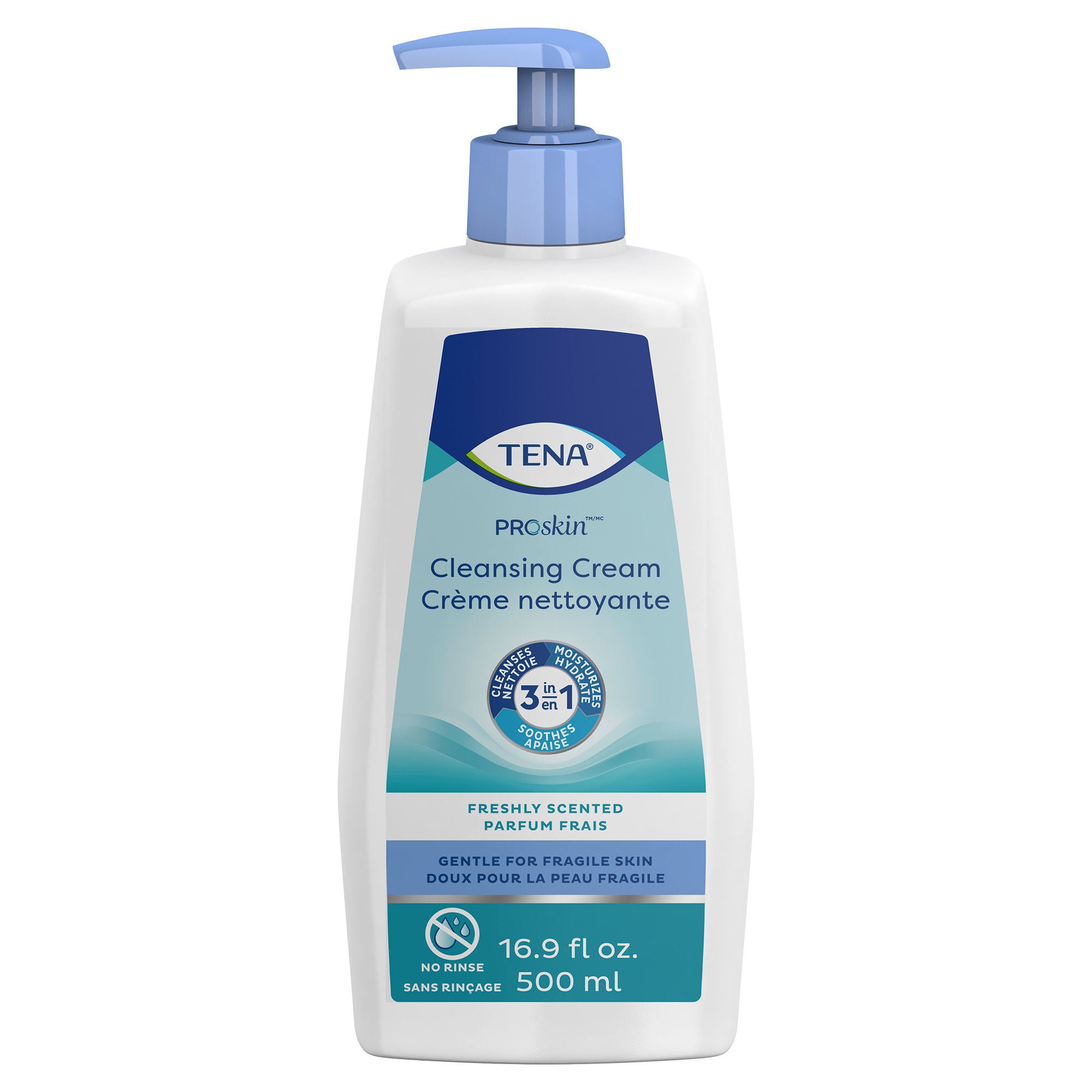 Tena® Body Wash Cleansing Cream, Alcohol-Free, Three-in-One formula