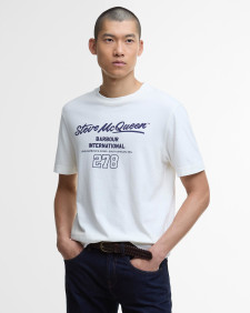 Colman Steve McQueen Graphic T-Shirt Whisper White