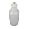 Impact, Bottle with Hand Grip and Graduations, 32 oz, Plastic, Natural