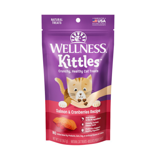 Wellness Kittles Salmon & Cranberry Front packaging