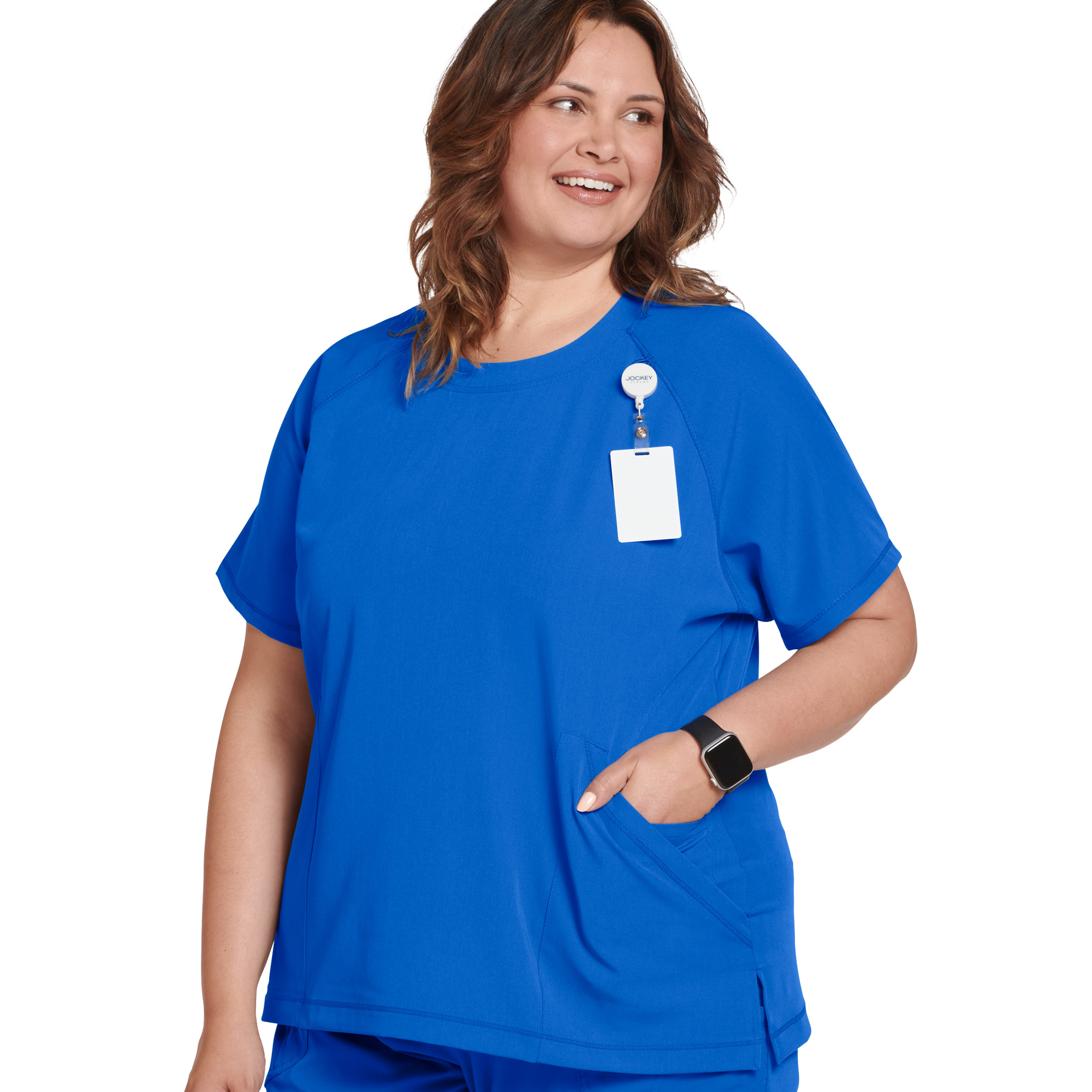Jockey Women's Comfort Crew Scrub Top - Picture 27 of 29