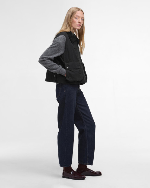 Barbour for Margaret Howell Women's Bedale Casual Gilet Black