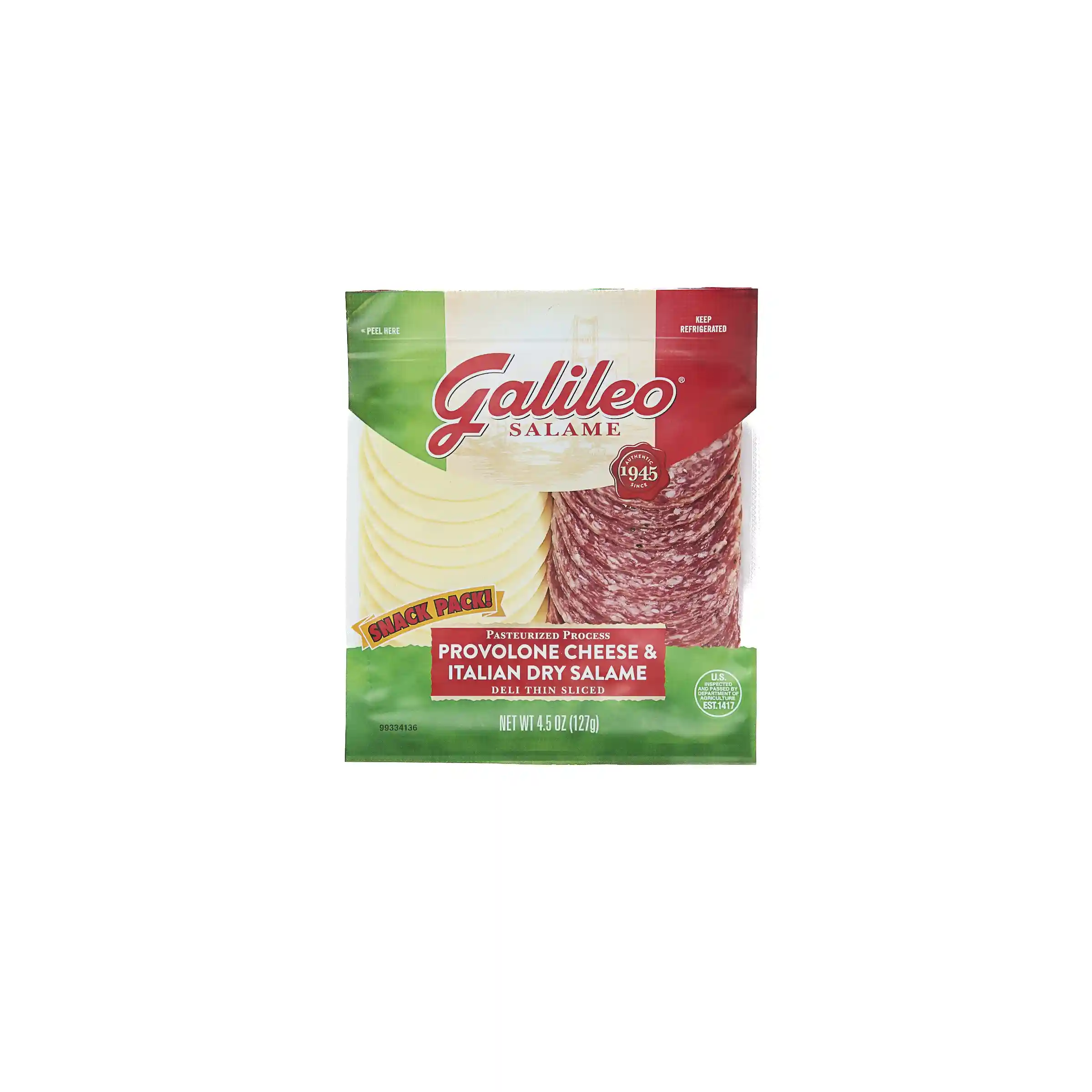 Galileo® Gourmet Snacks – Pasteurized Process Provolone Cheese & Italian Dry Salame, 12/4.5 oz._image_3