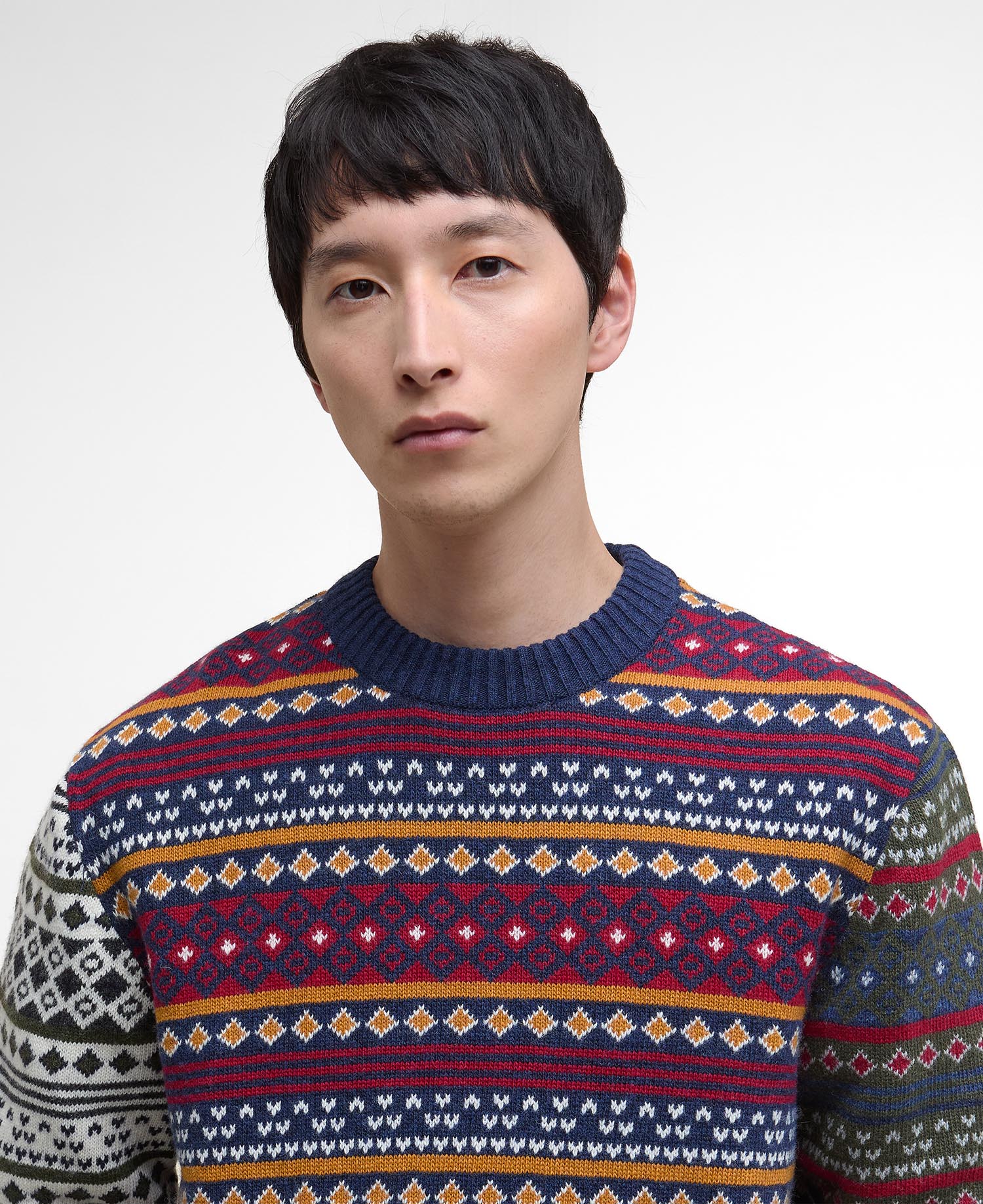 Maglione girocollo Patchwork Fair Isle image number 3