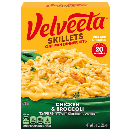 Velveeta Skillets Chicken & Broccoli One Pan Dinner Kit