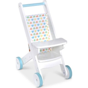 Mine to Love Wooden Play Stroller