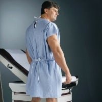 EnduroWear® Patient Exam Gown, Large, Blue