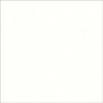 Blank white square with a thin gray border â€” occupying the frame, displaying no markings â€” evenly lit neutral background with soft shadows suggesting a flat surface.
