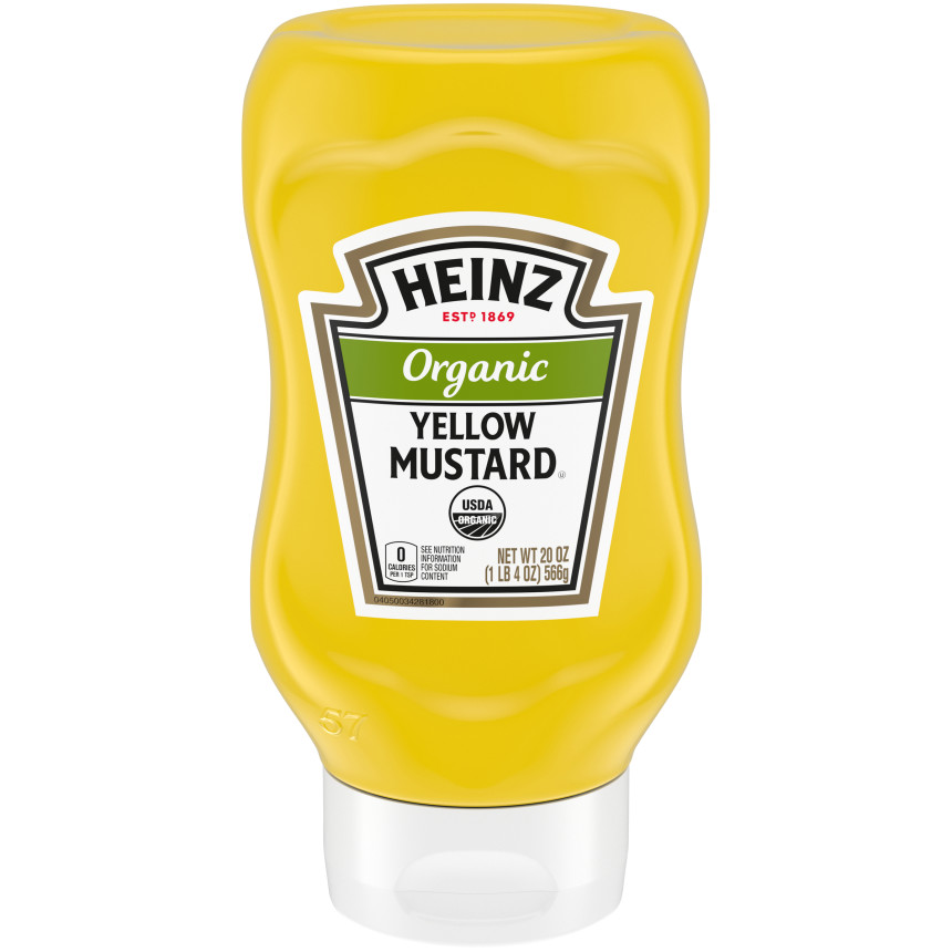 Heinz® Heinz Organic Yellow Mustard, 20 oz Bottle Heinz®